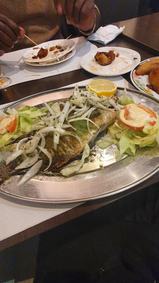 Mon repas du soir ds un resto camer à straßburg